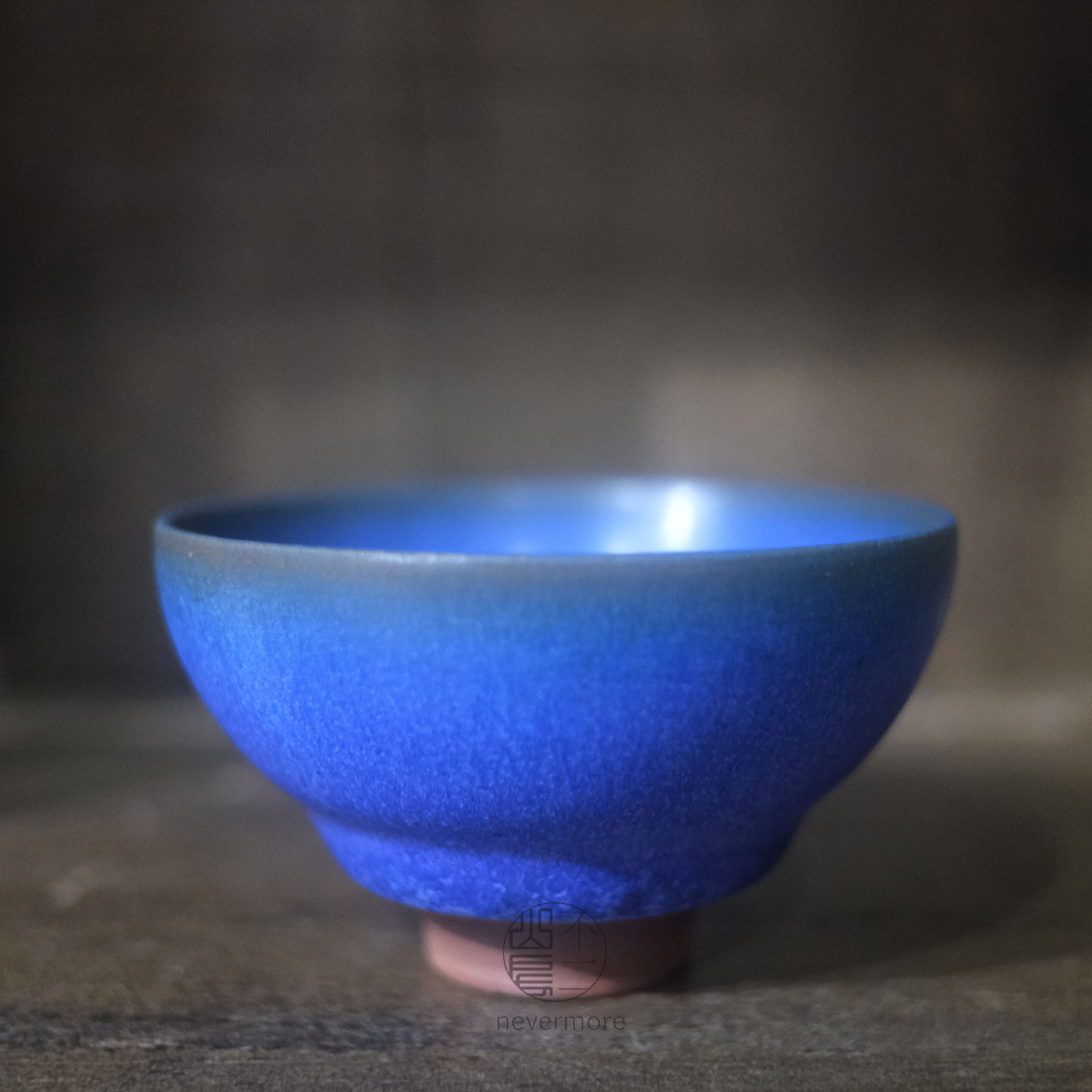 不二山房吴远中未名窑孔雀手工品茗茶碗茶盏台湾茶杯