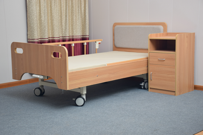 推荐老人起背抬曲护理病床多功能单摇双养老疗养助起手摇床