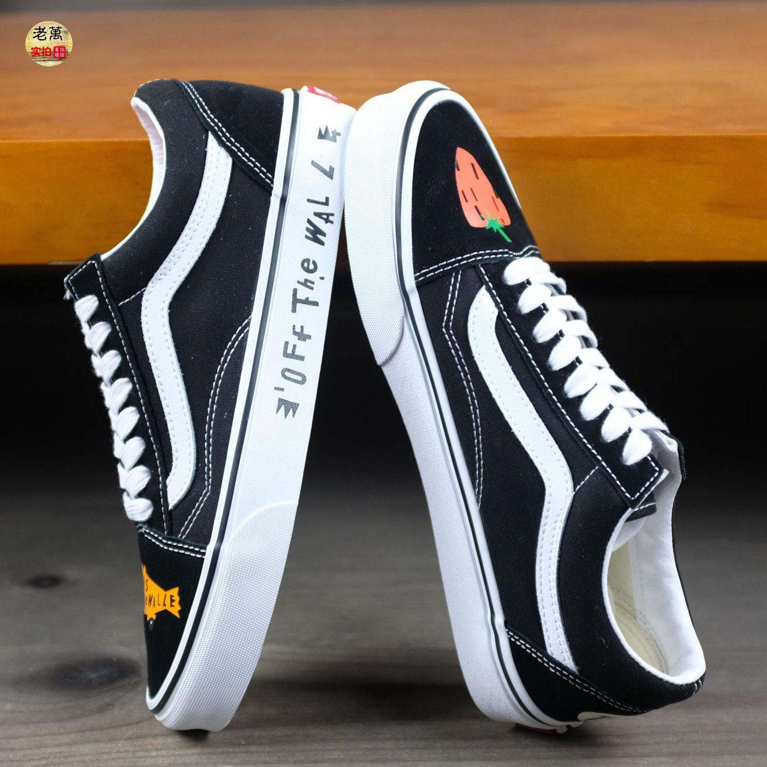 老万vans范斯oldskool塔卡沙艺术家联名涂鸦地磅板鞋