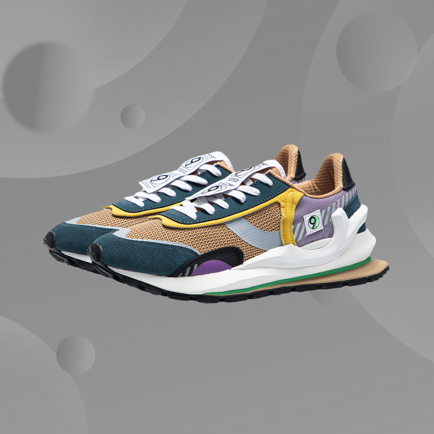 中国李宁2021巴黎时装周秀92方圆deluxe经典运动板鞋