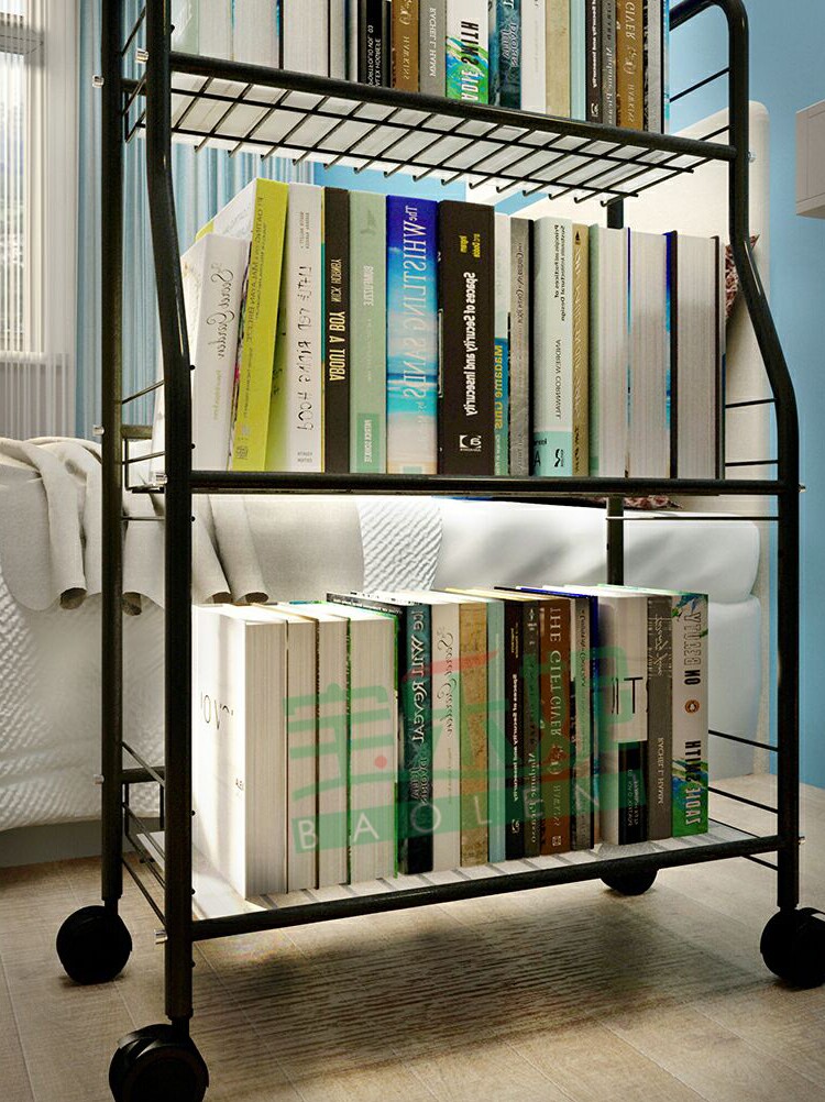 书架置物架学生经济型用书宿舍卧室客厅推车简约整理架