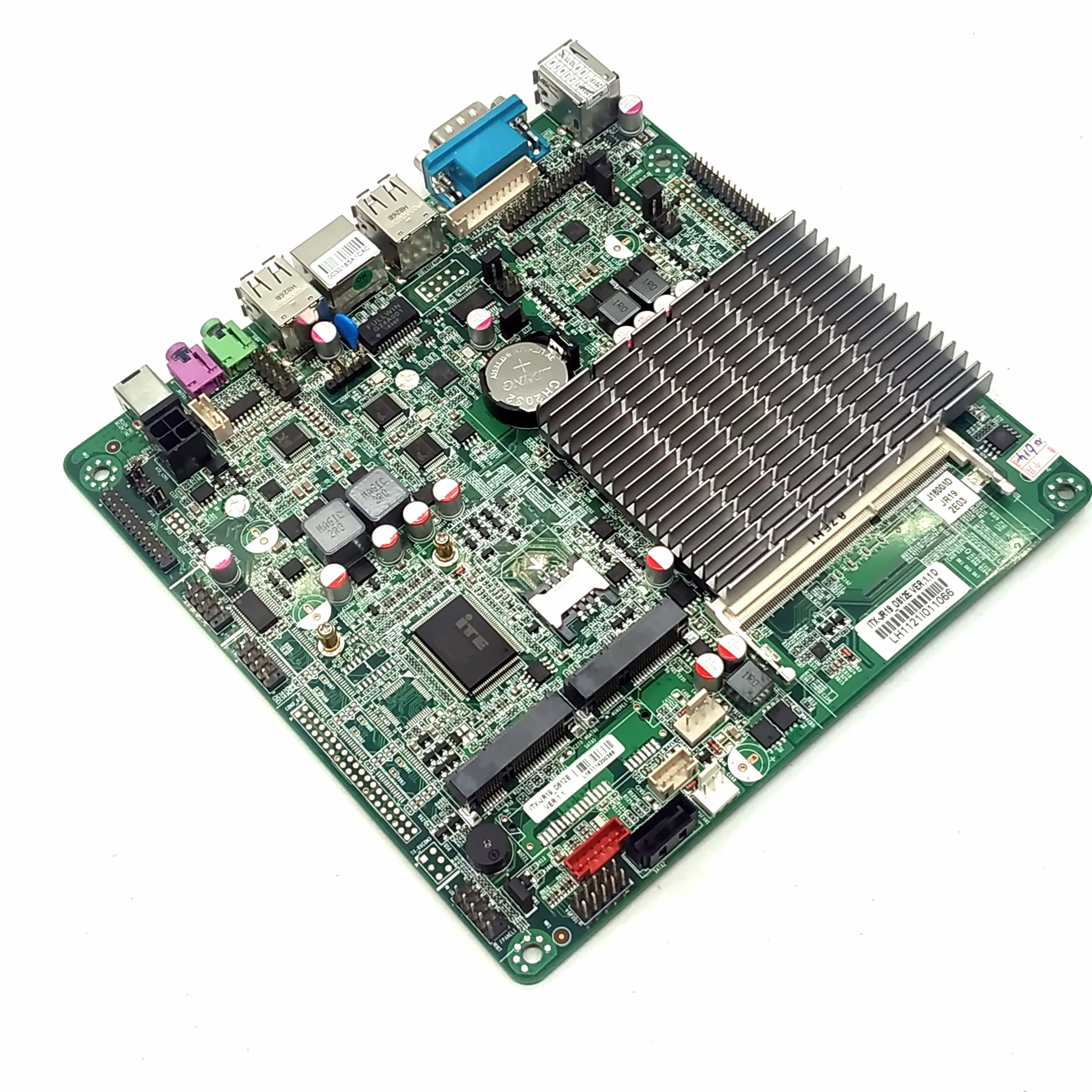 主板君容收银机dc12vj1800支持edp超薄工控一体机主板