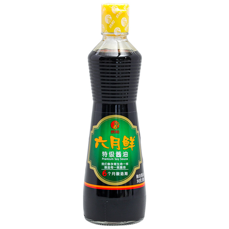 六月酱油500ml凉拌蘸酱炒菜提鲜特级酿造生抽酱油