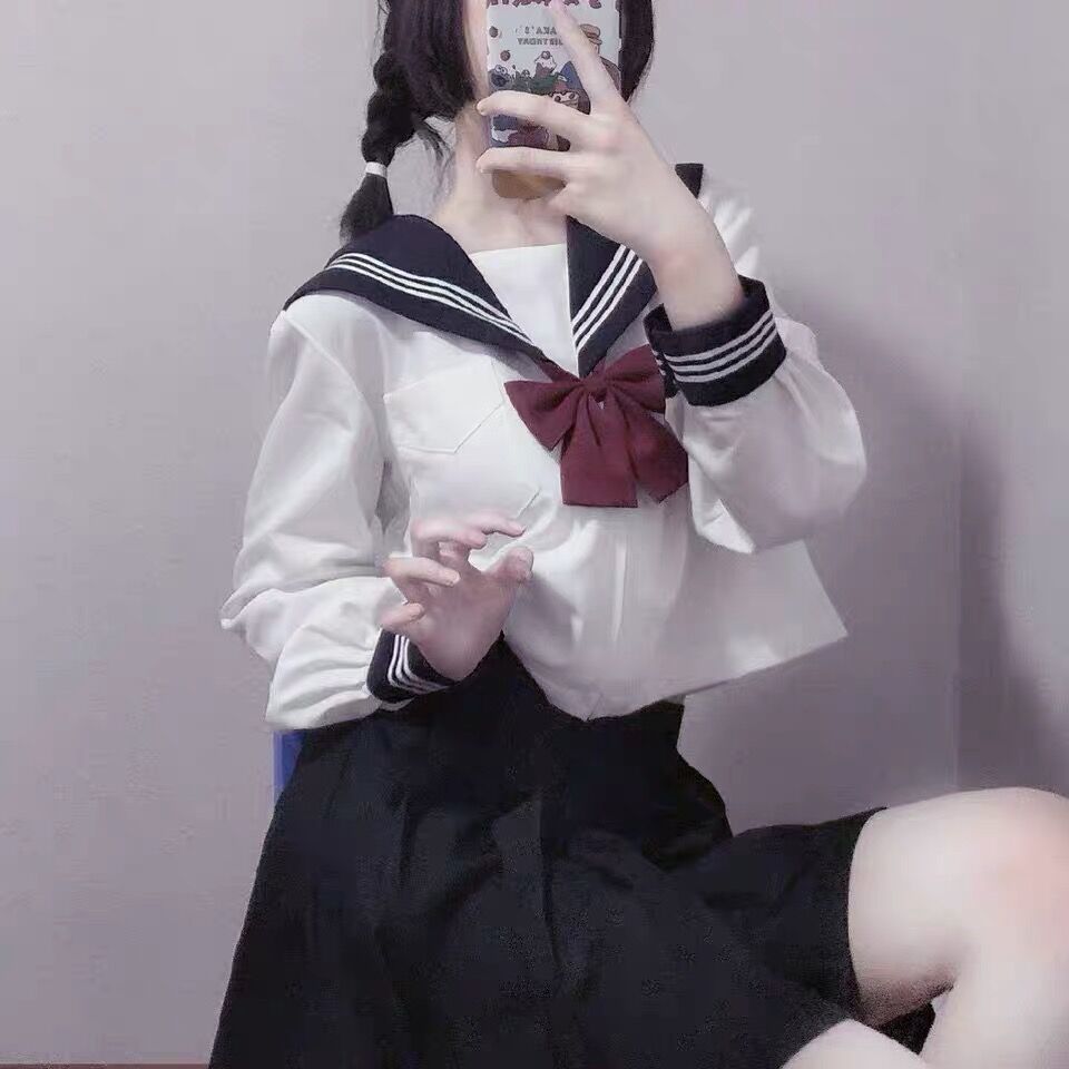 制服中牌学院水手二本日本关西jkjk软妹学生校服