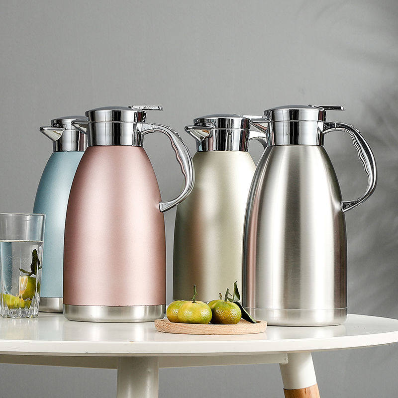 水壶保温家用不锈钢大容量宿舍保温瓶餐厅酒店2l保温壶