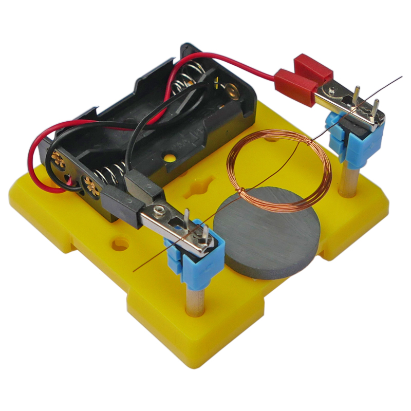 电子科技制作自制简易电动机模型中学物理电磁科学实验