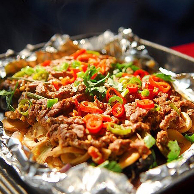 锡纸烤鸡家用烤箱厨房鸡翅箔纸烧烤鸿蓝铝箔锡纸