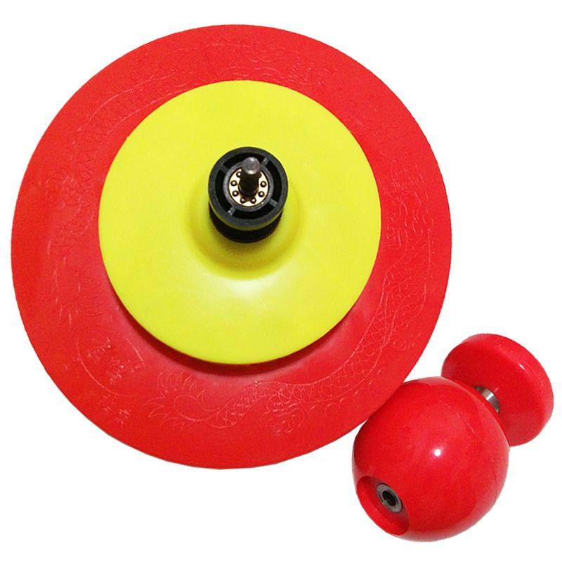 京鸣单头五轴承空竹成人大号抖嗡老人健身玩具空竹