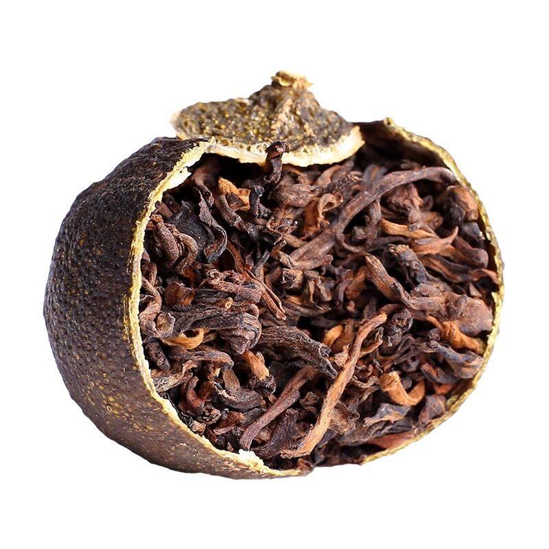 小青江门新会陈皮普耳茶熟茶柑普茶橘普桔普普洱