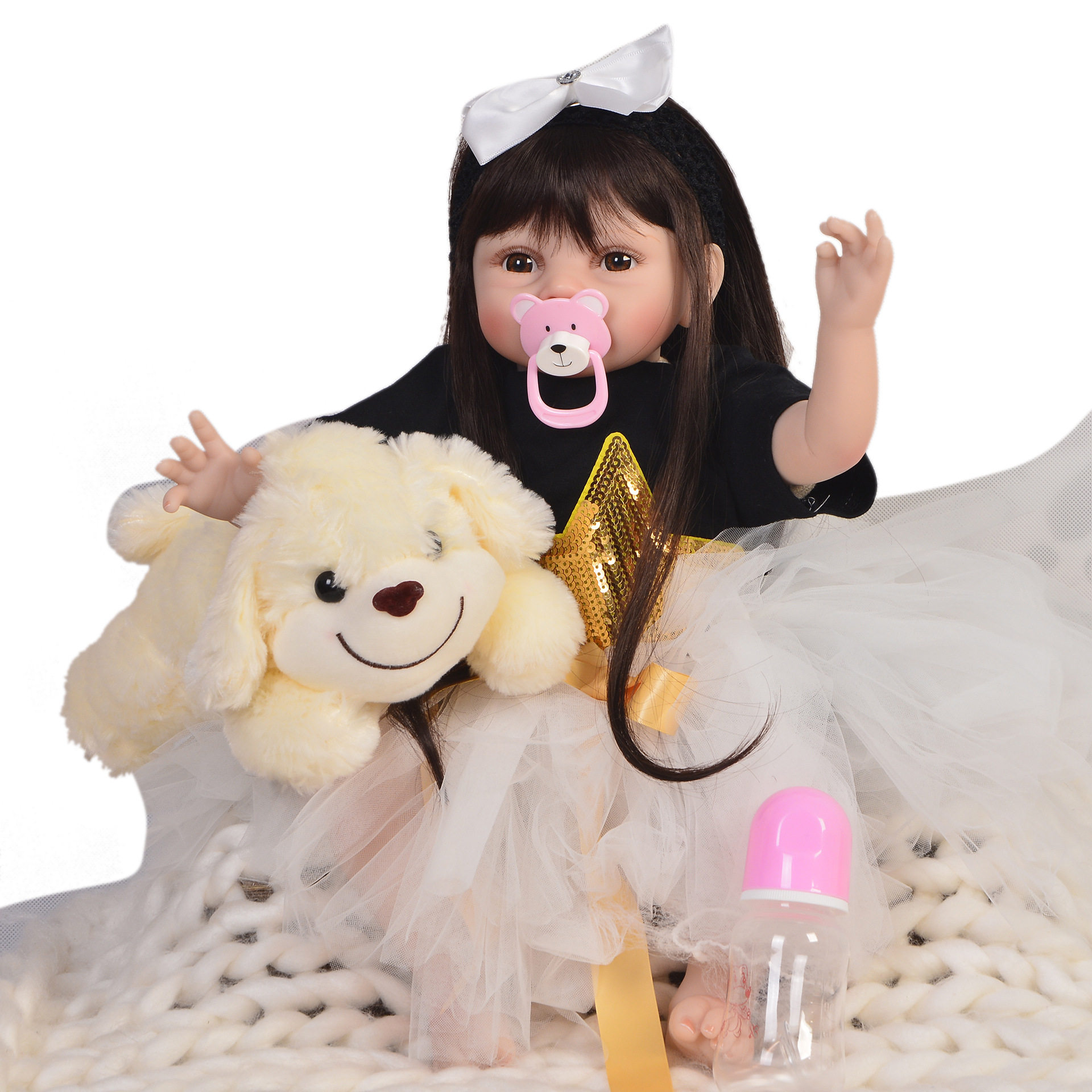 keiumi长发公主22寸重生娃娃rebornbabydoll55cm娃娃