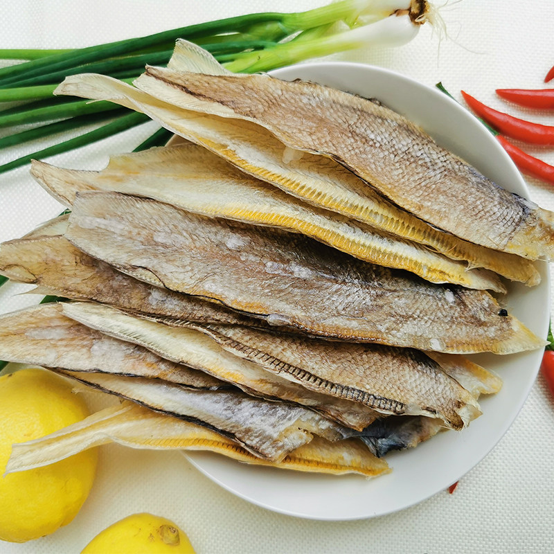 湛江特产精选龙利咸鱼干中250g淡盐海鲜干货鱼干