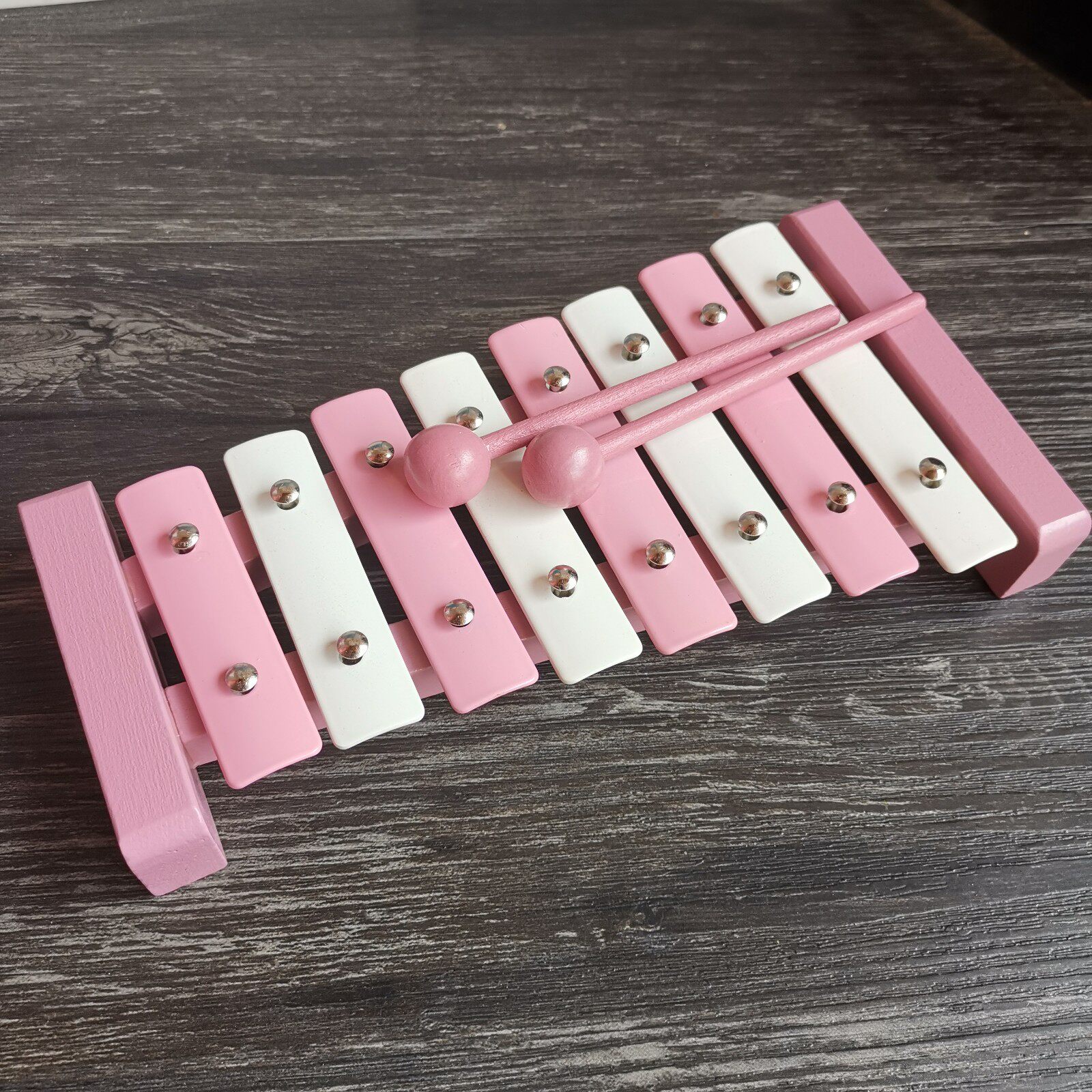 益智八音手敲宝宝二合一木琴打击乐器8个月婴幼儿童音乐敲琴