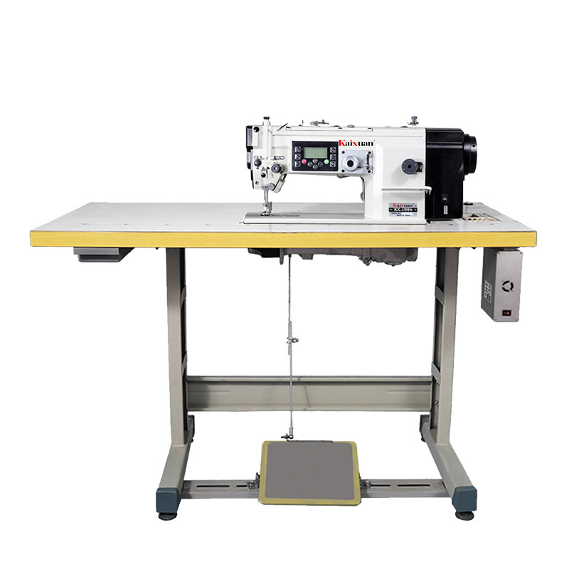 凯旋电动直驱大旋梭人字车曲折缝全自动供油三角缝纫机