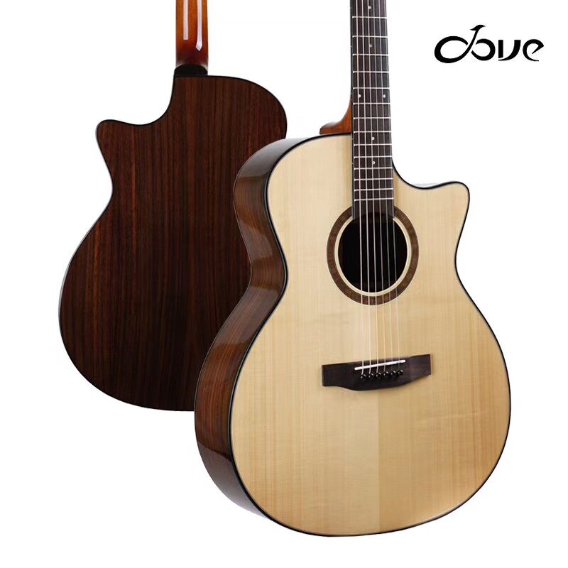 吉他dove鸽子dd260sdl260s初学者学生生女男单单板吉他民谣吉他