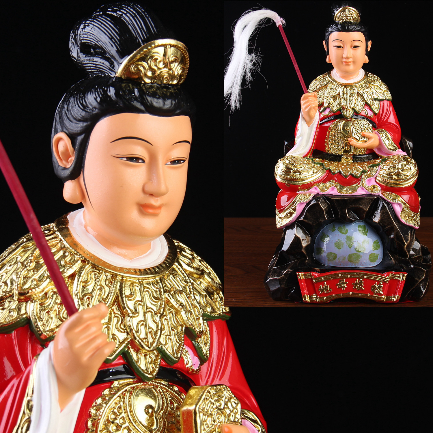 娘娘地母摆件供奉家用佛像居家树脂神像地母元摆件