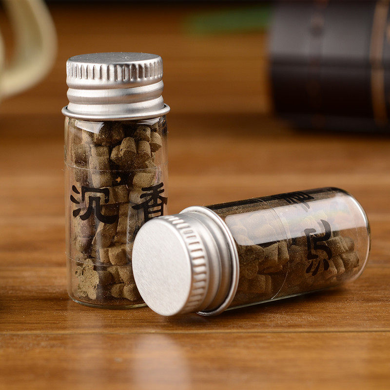 车载梅花香片香熏檀香沉香天然香料香粒家用香薰香料