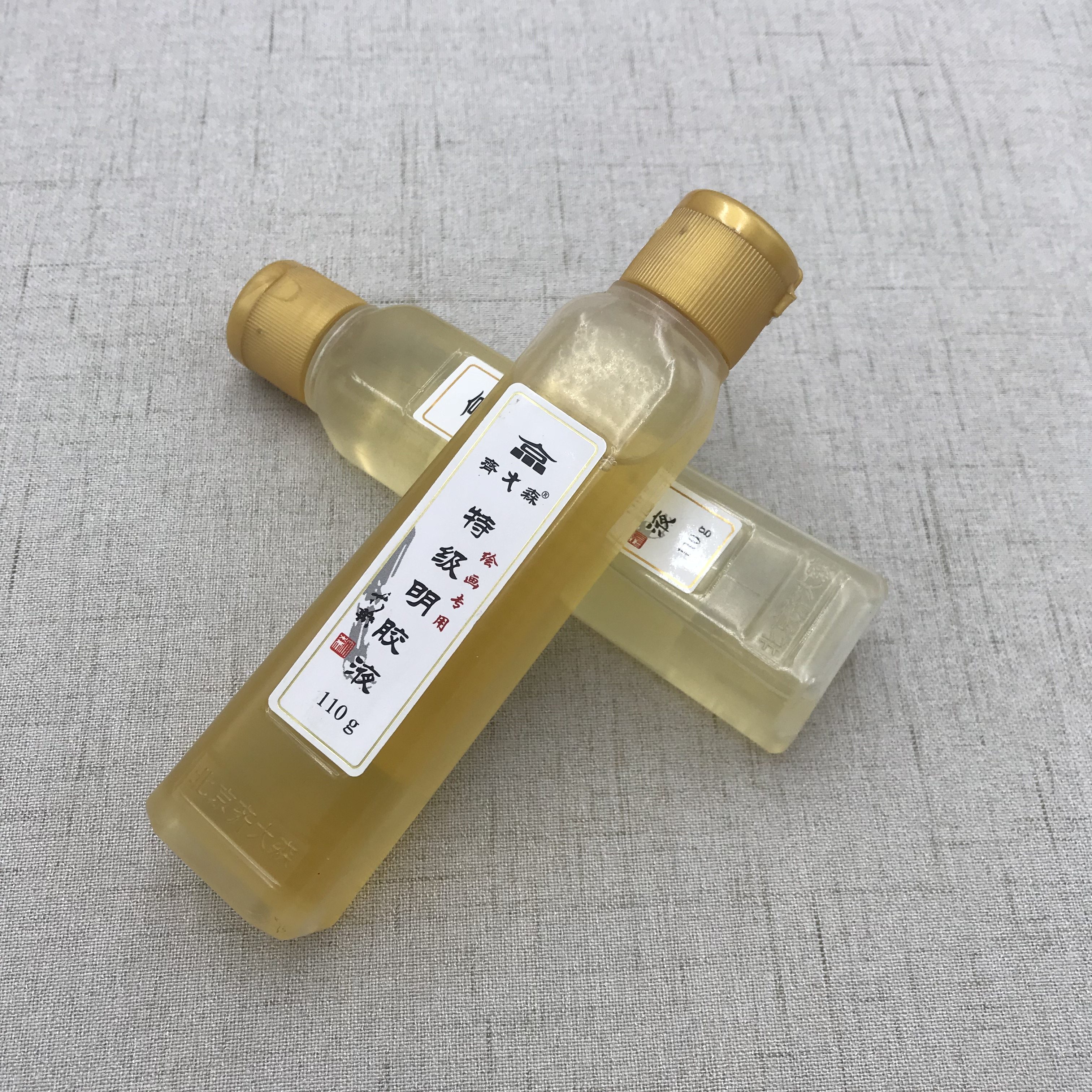 北京齐大森胶矾水明矾水明胶液熟宣熟绢彩墨工笔画漏矾国画颜料