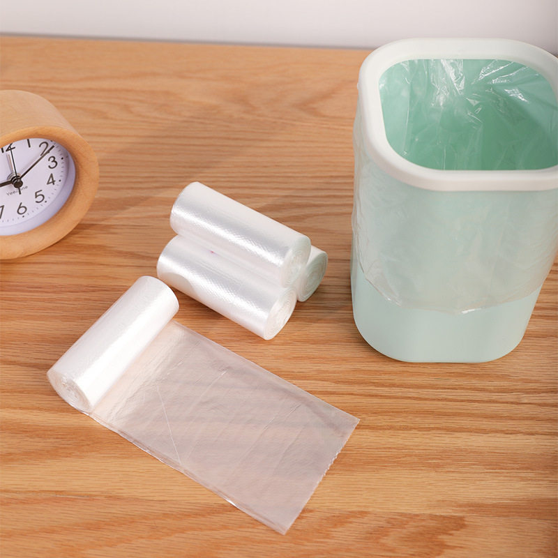 加厚小号垃圾袋迷你桌面车载一次性塑料袋拾便袋35cm家用垃圾袋