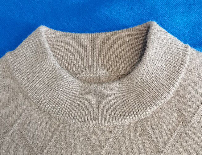 改短羊绒衫毛衣领子领口高领改低衣服太长袖子毛针织衫