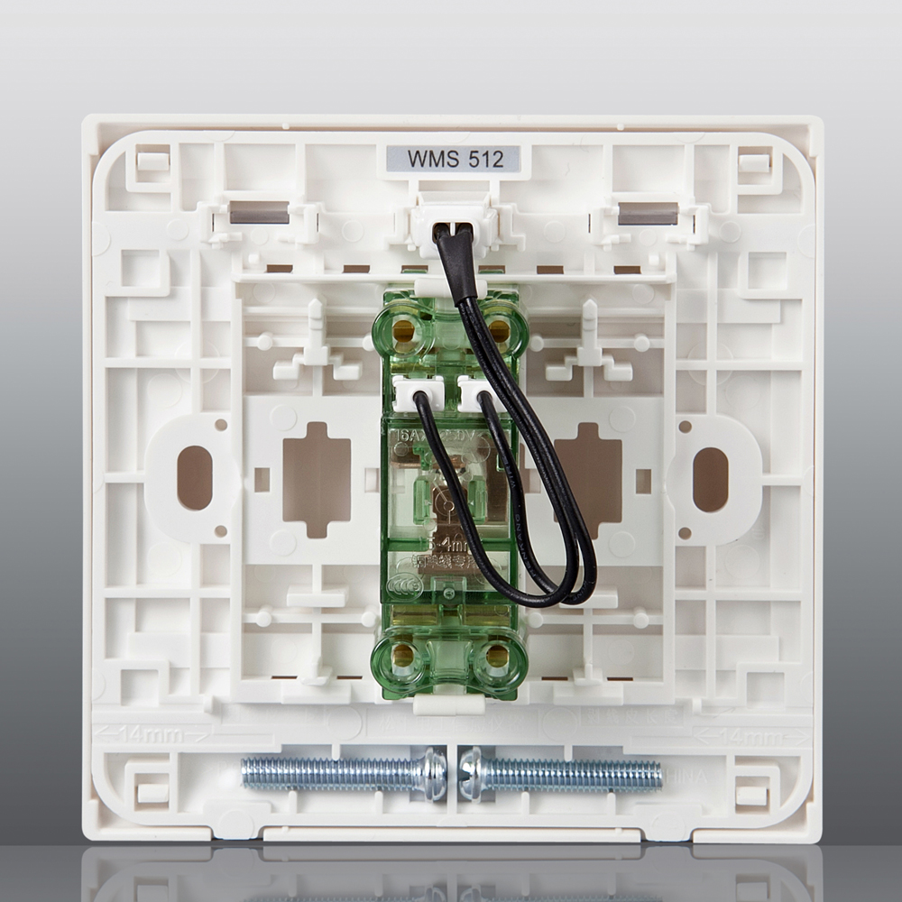 松下开关插座面板86型佳典纯单开双控开关一开双面板带led指示灯