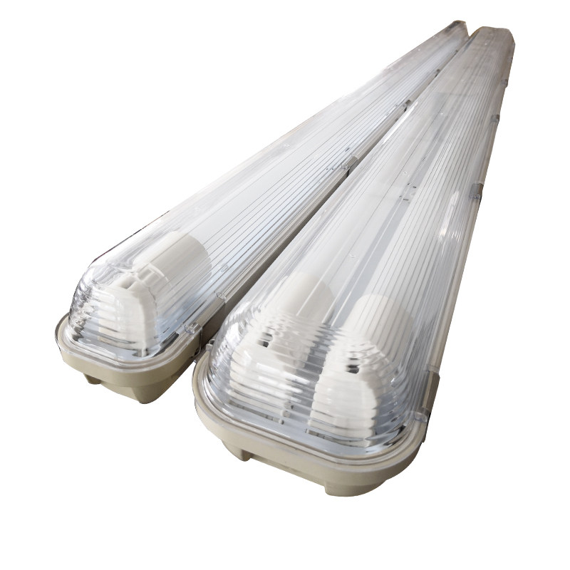 双管三防t8led新款支架灯具防潮防尘不锈钢搭扣支架灯