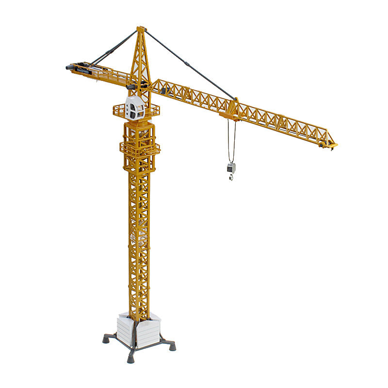 凯迪威塔吊合金塔式起重机模型重型吊车工程车仿真模型玩具车