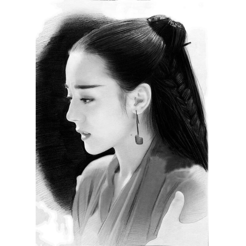 素描画像定制真人照片彩铅画手绘人头头像人物手绘真人漫画