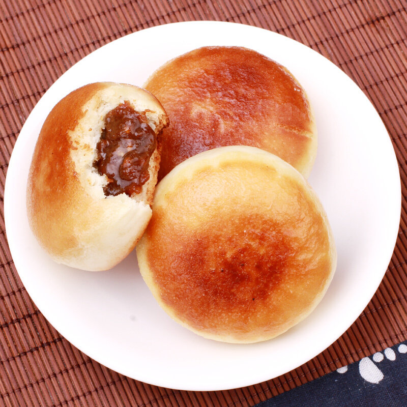 小吃四川特色红糖锅盔早餐糕点点心成都特产包点