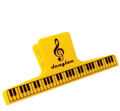 乐谱夹钢琴大谱夹钢琴教程夹钢琴罩夹钢琴配件音乐饰品礼品大夹子