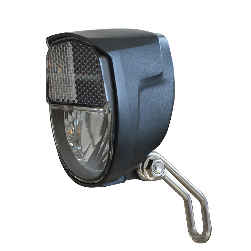 电灯德规自行自行车车灯车前前灯摩擦花鼓发电自行车灯