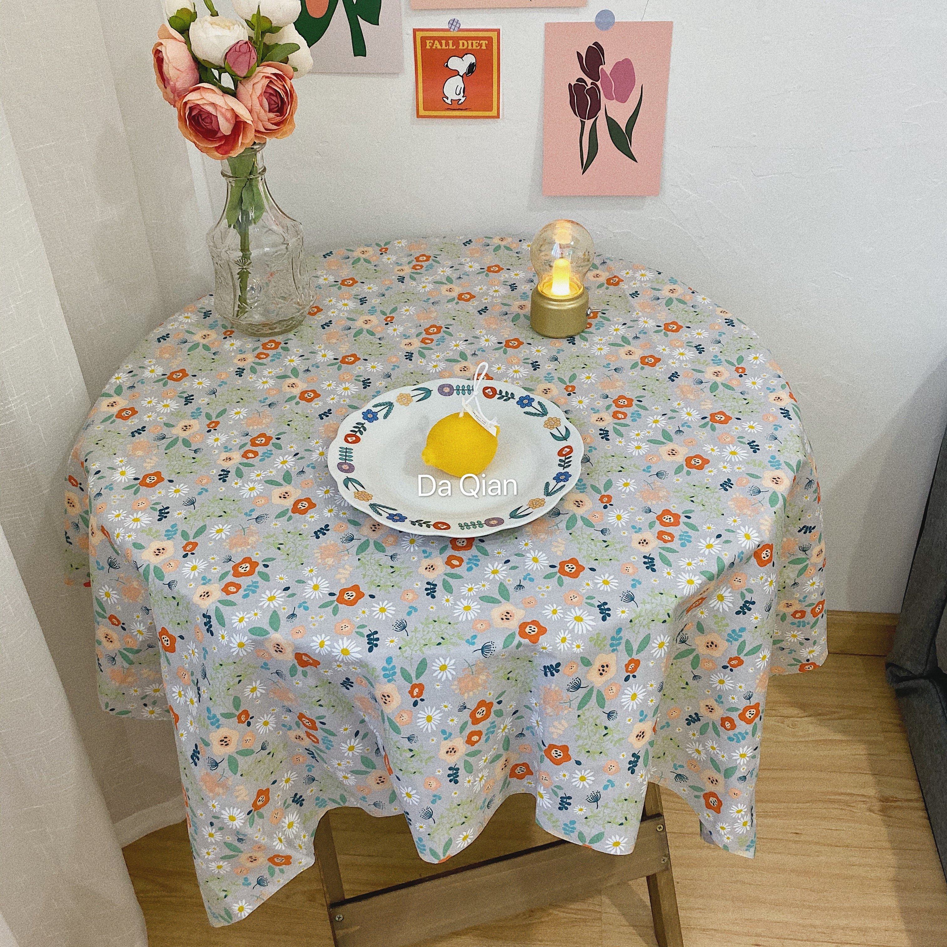 大千印象ins多色碎花桌布野餐餐布民宿咖啡店桌布