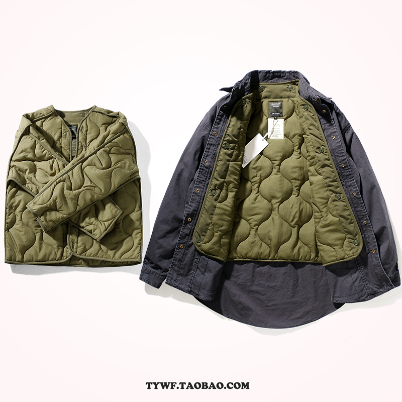 秋冬潮款棉服男可拆卸内胆美式休闲工装复古宽松街牌时尚棉衣外套