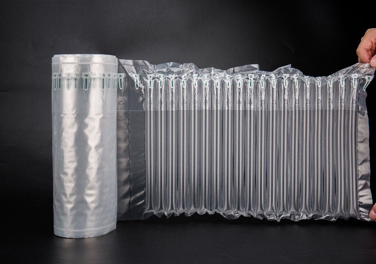 鼎峰10    12柱奶粉气柱袋气泡柱气柱卷材快递防摔包装非自粘膜