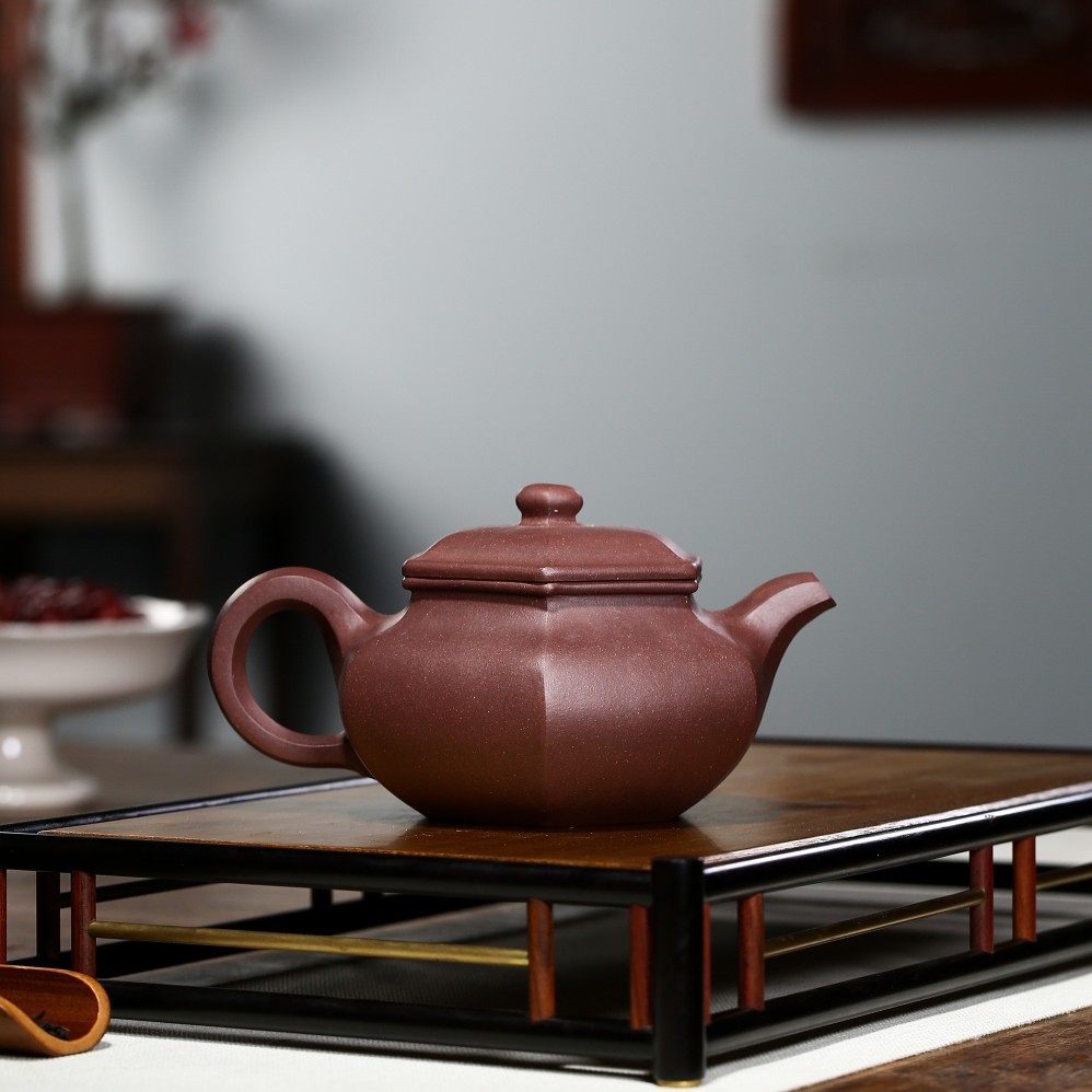 宜兴方器紫砂壶手工泡茶茶壶家用茶具原矿紫泥茶壶