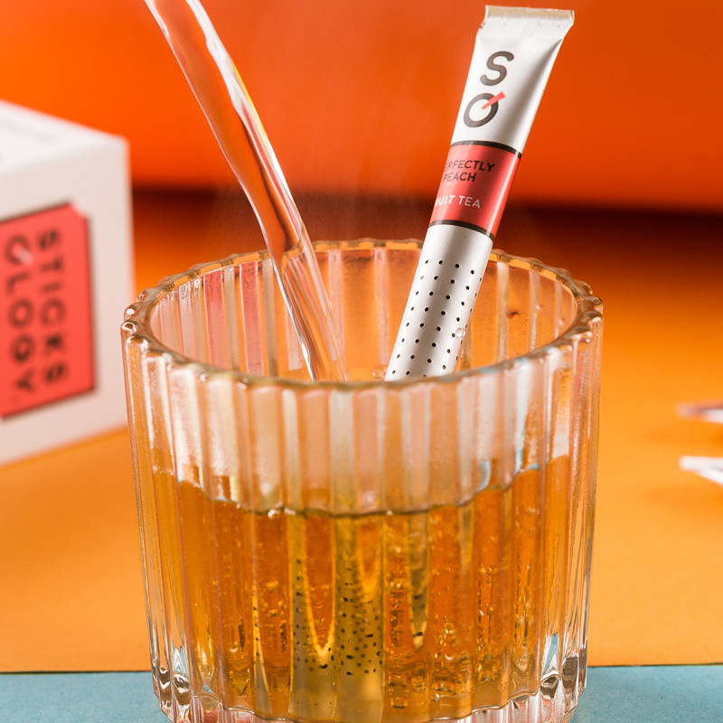 sticksology欧乐蜜桃果味红茶比利时进口茶棒创意茶包其它红茶