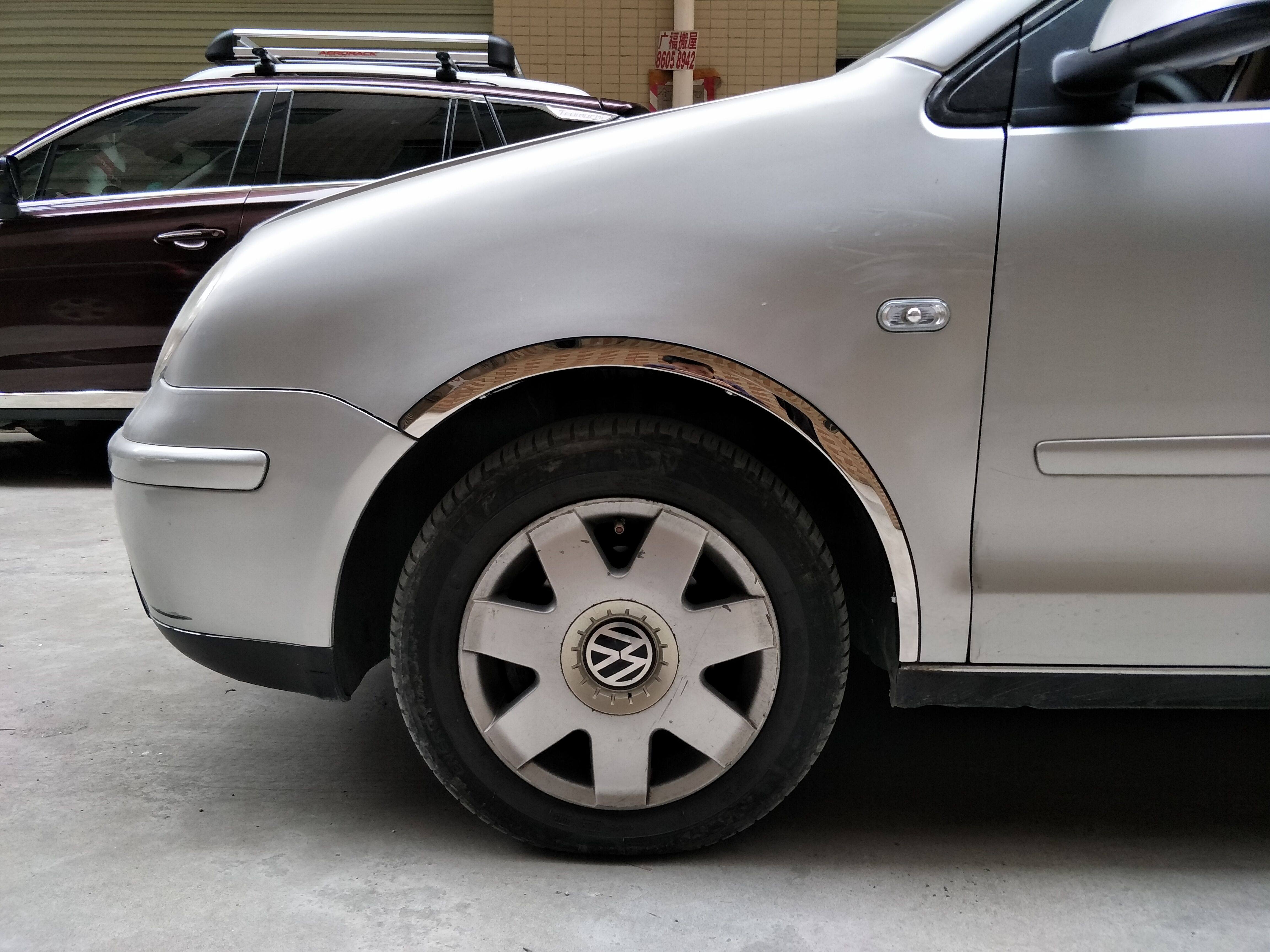 波罗大众轮眉老款装饰用品配件不锈钢专用亮条轮饰装饰性轮眉