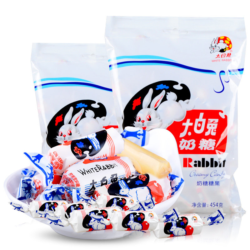 冠生园大白兔奶糖454g80粒原味糖果婚庆结婚喜糖糖果