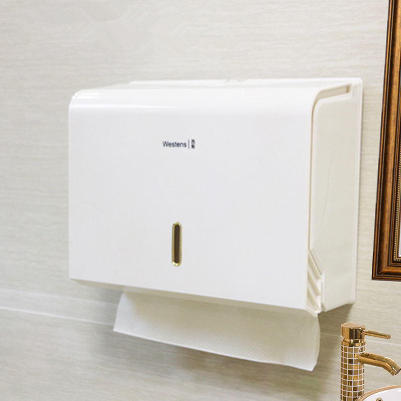 卫生间酒店挂式塑料擦手纸盒纸巾盒手抽纸盒擦手纸架纸巾架包邮