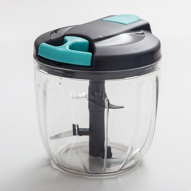 手拉绞肉机家用手动拉绳食物打碎机破碎料理搅拌剥蒜器