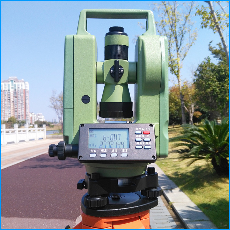 正品大地电子经纬仪上下激光工程测量高精度de2ade2al经纬仪