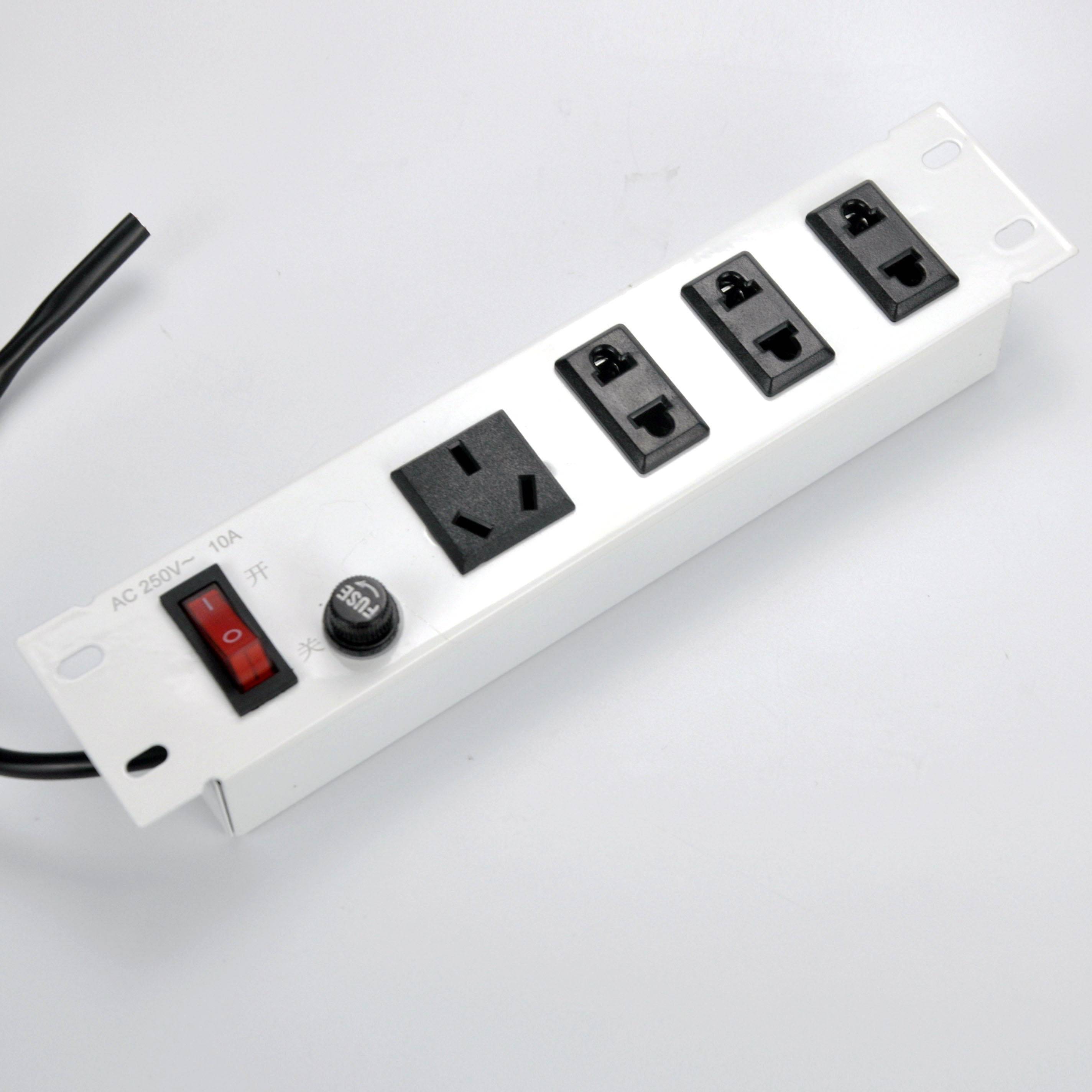 模块弱电电源插座光纤多媒体三位二孔电源适配器家用弱电布线箱