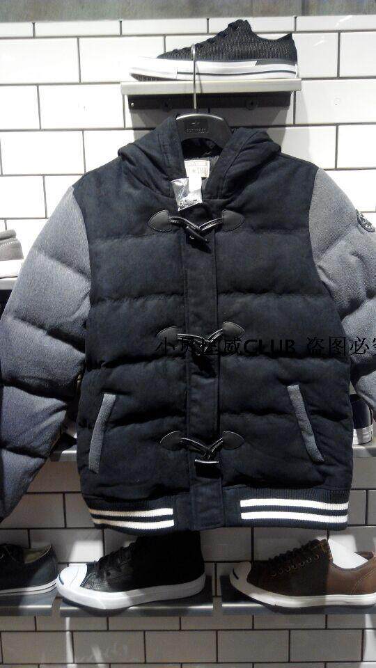 正品匡威converse专柜女款学院风棒球服羽绒服外套12553c