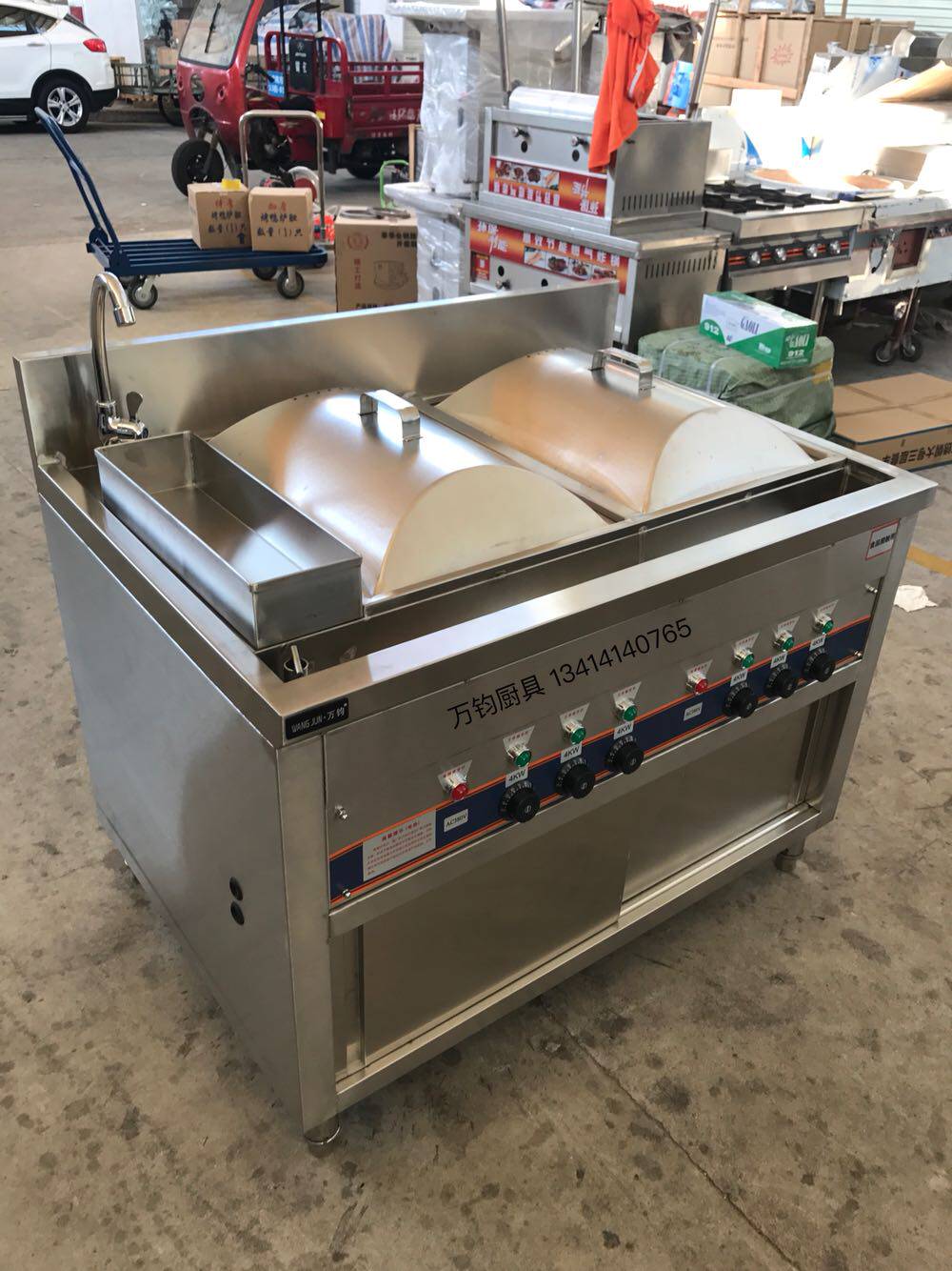 肠粉商用肠粉机双头电热广东布拉广式酒店商用蒸炉