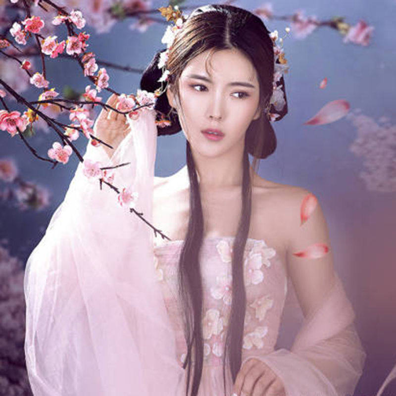 三生三世白侠客淡雅清新侠客cos白浅仙女汉服古装汉服