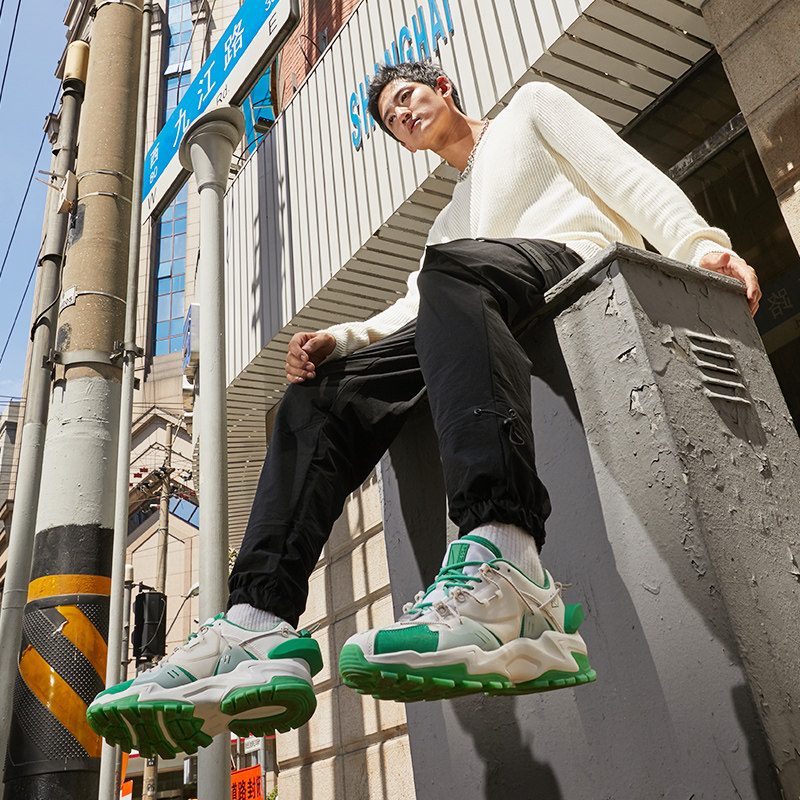 回力官方旗舰店女鞋潮流合伙人fourtry联名款山河浩渺运动休闲鞋