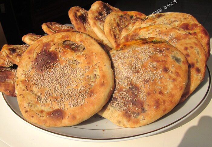 湖北特产手工现做猪油饼子锅盔应城解放街好吃其它干货