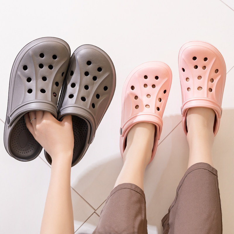 泡沫凉鞋护士两用海边防滑轻便拖鞋沙滩洞洞洞洞鞋