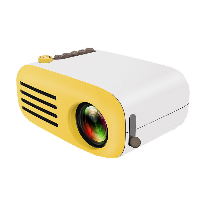 微型可充电投影仪手机墙投家用儿童益智放映机内置电池移动便携式