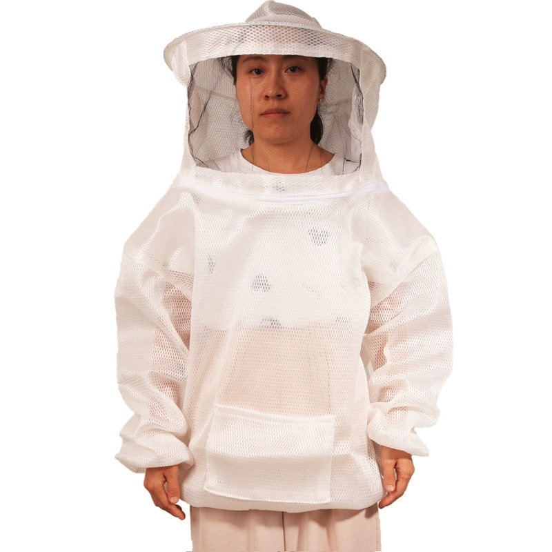 防蜂衣服防蜂服半身蜜蜂衣服全套养蜂服透气养蜂人专用抓蜜蜂工具