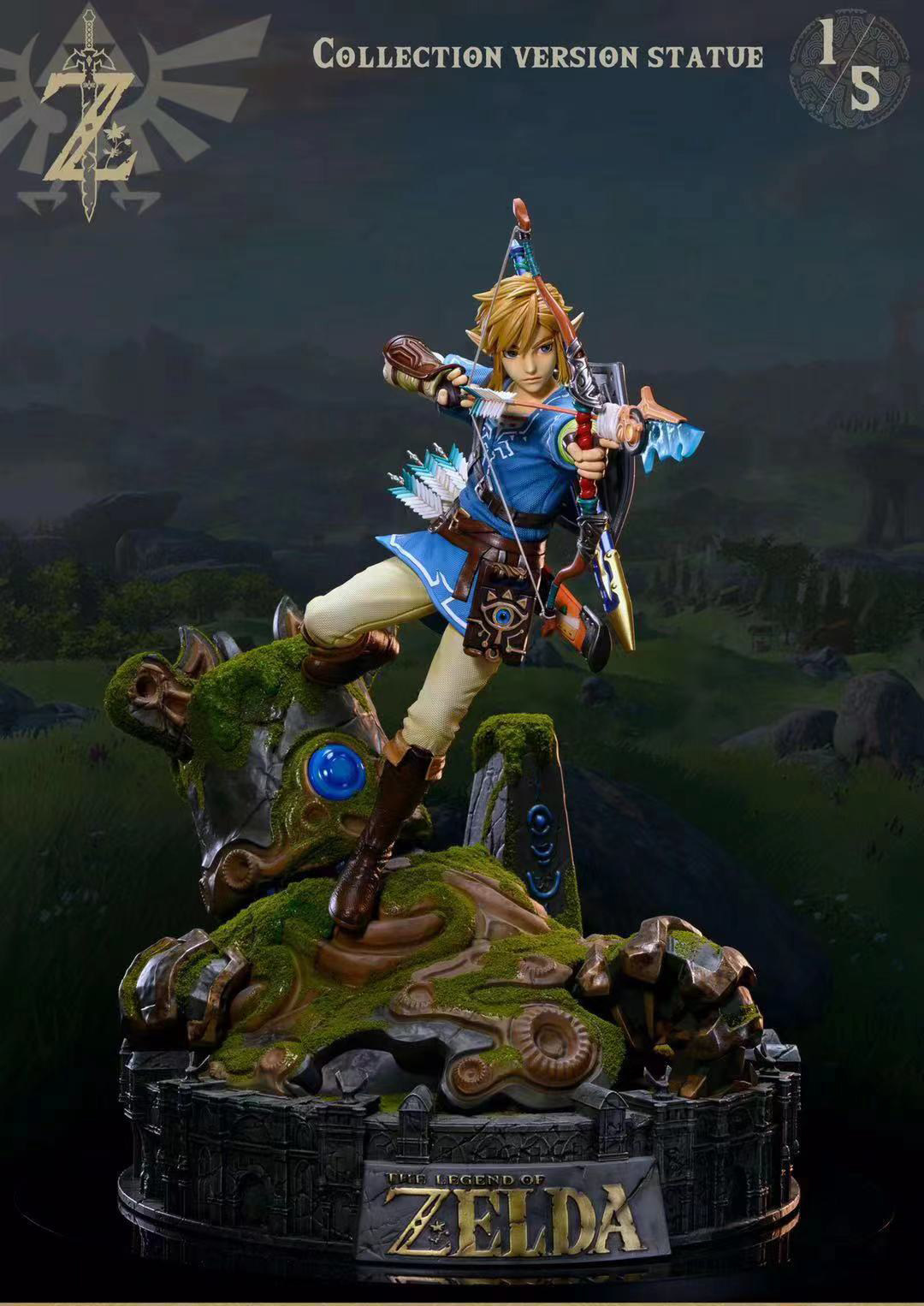 传说yygk塞尔达林克oz传说中中的勇者手办雕像手办